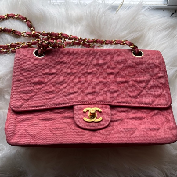 CHANEL Handbags - Chanel Denim Single Medium Flap